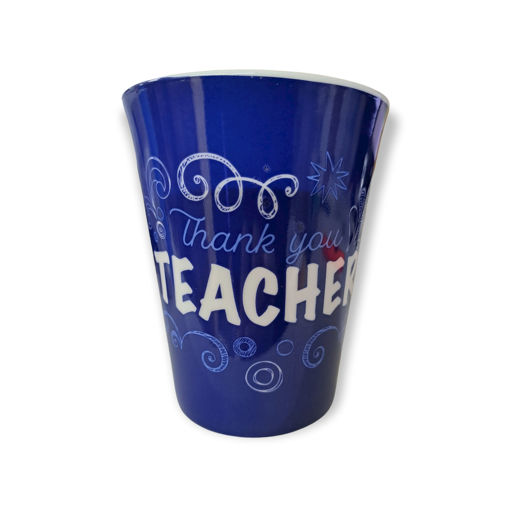 Picture of TWISTER MUG - THANK YOU TEACHER BLUE
